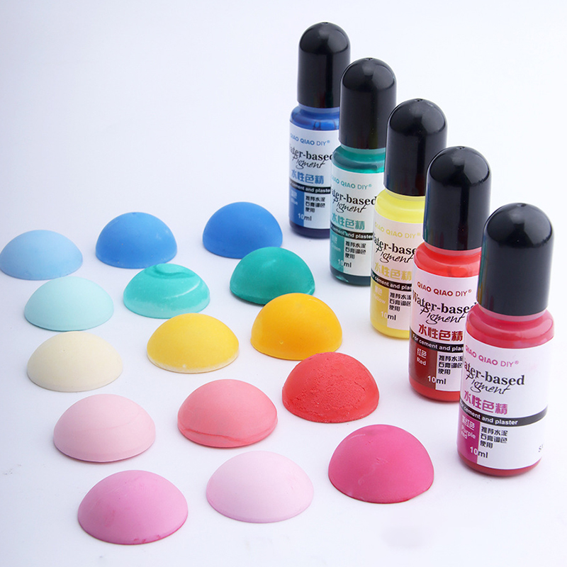Mixing Cup Silicone - 10ml ยิปซั่มซีเมนต์สี Planter Pigment ยิปซั่มผงสีเข้มข้นคอนกรีตซีเมนต์ปูนปลาสเตอร์แม่พิมพ์ตกแต่ง Handmade