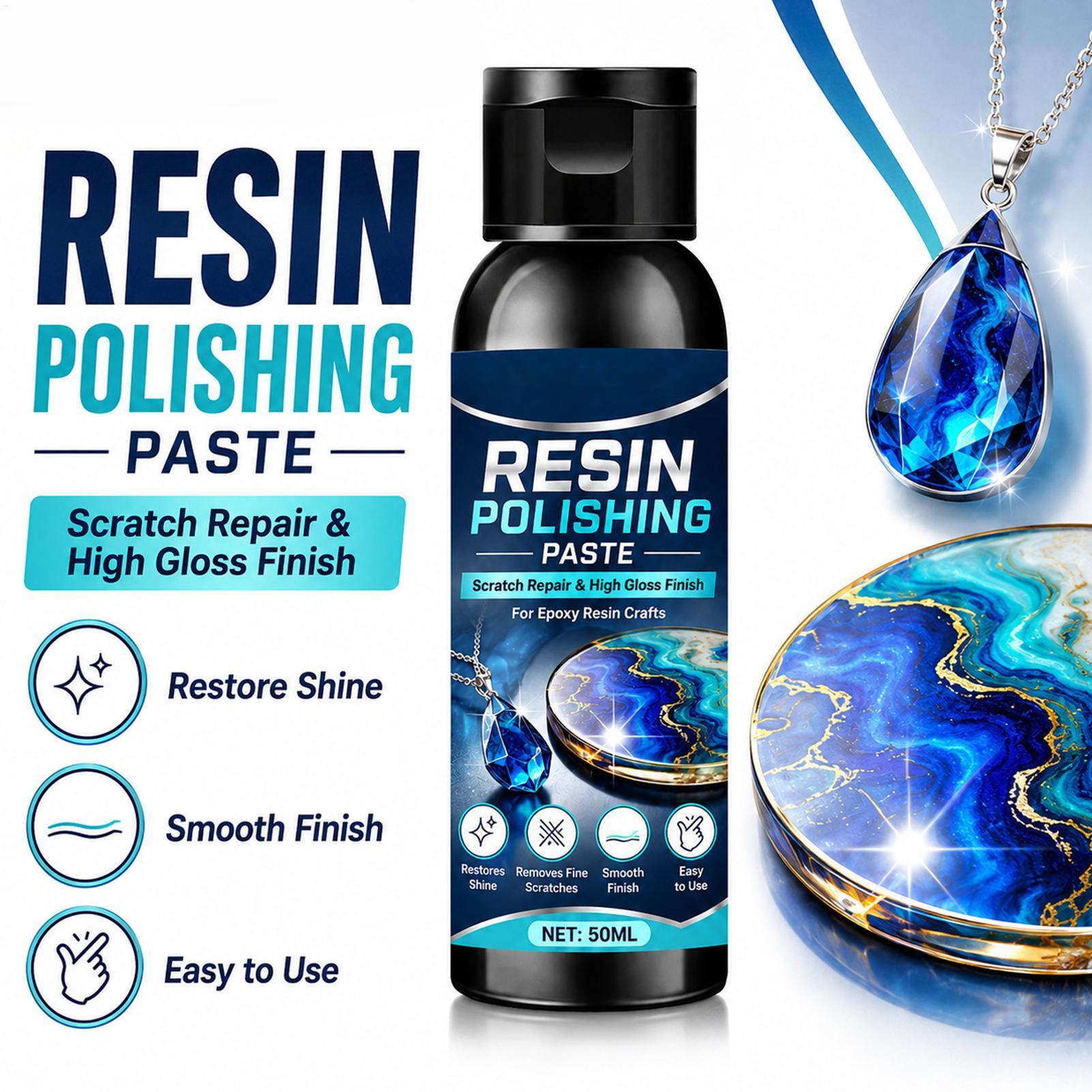 ครีมขัดเงาเรซิน 50 มล. น้ำยาลบ - Resin Craft Workshop บทวิจารณ์และราคา