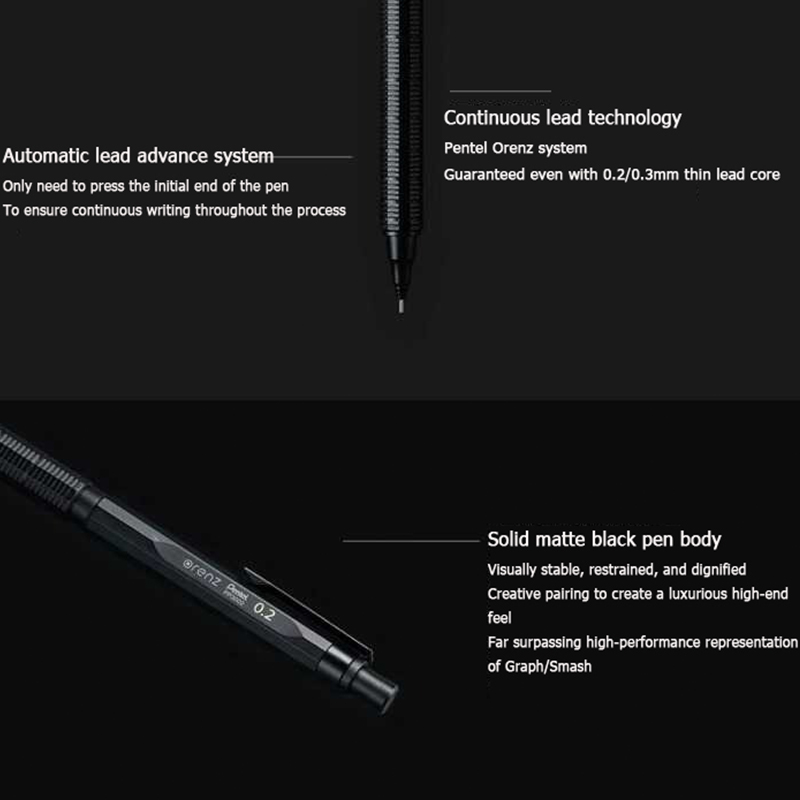 เพนเทลดินสอมืออาชีพ ORENZNERO  - Pentel Pen Energel บทวิจารณ์และราคา