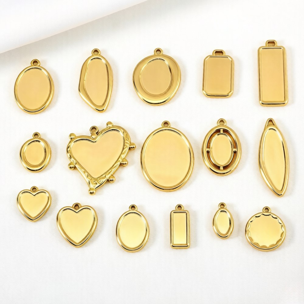 ถาดจี้สแตนเลสทรงไม่สมมาตร 5 ชิ - Resin Craft Supplies บทวิจารณ์และราคา