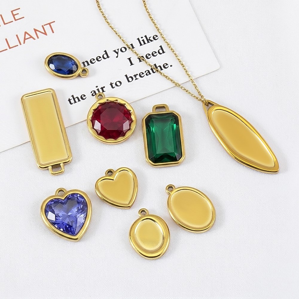 ถาดจี้สแตนเลสทรงไม่สมมาตร 5 ชิ - Resin Craft Supplies บทวิจารณ์และราคา