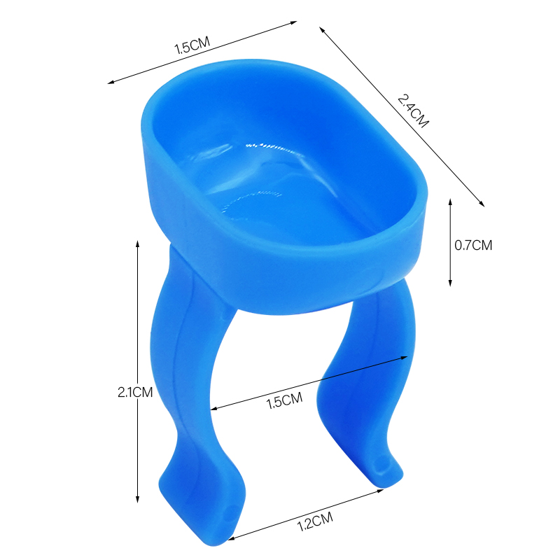 20pcs ทันตกรรมผสมแหวนนิ้วมือชา - Mixing Cup Silicone บทวิจารณ์และราคา