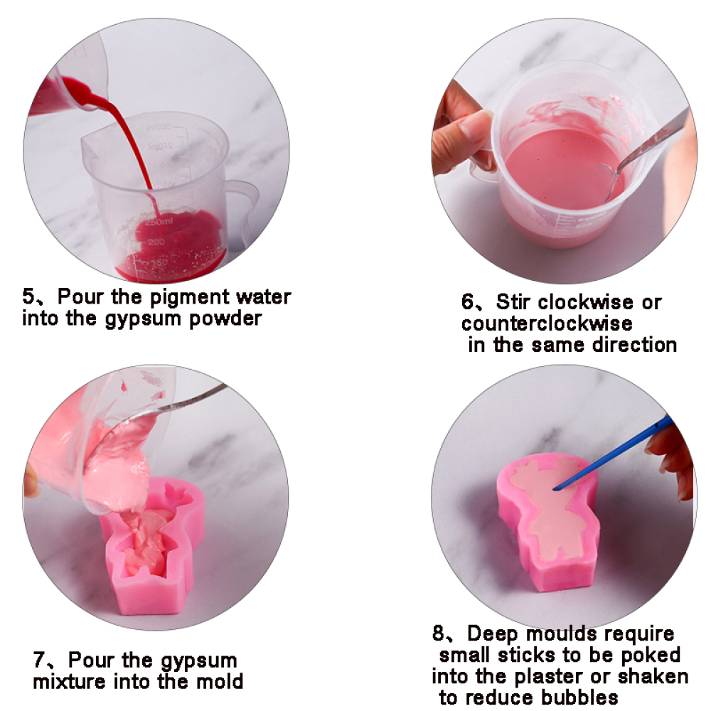 10ml ยิปซั่มซีเมนต์สี Planter  - Mixing Cup Silicone บทวิจารณ์และราคา