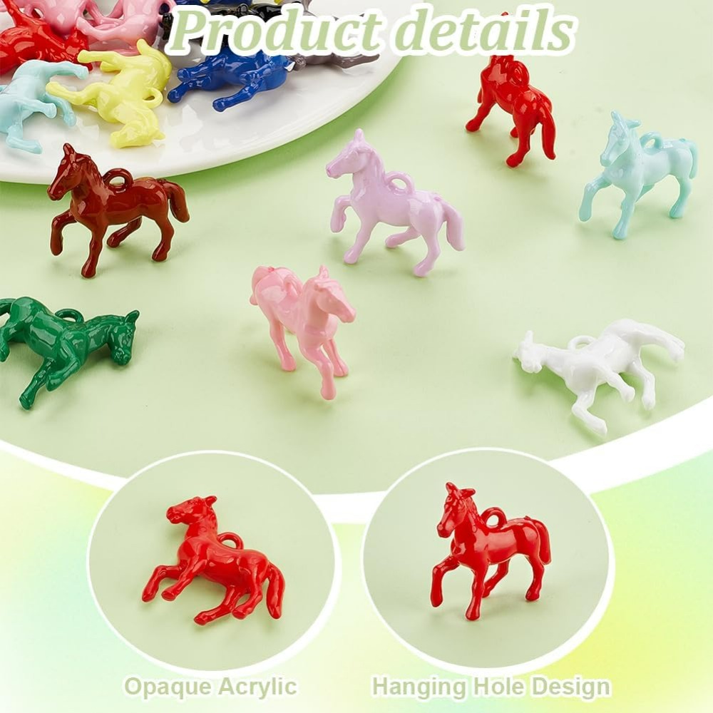 48pcs จี้อะคริลิคทึบแสง 12 สี  - Resin Crafts บทวิจารณ์และราคา