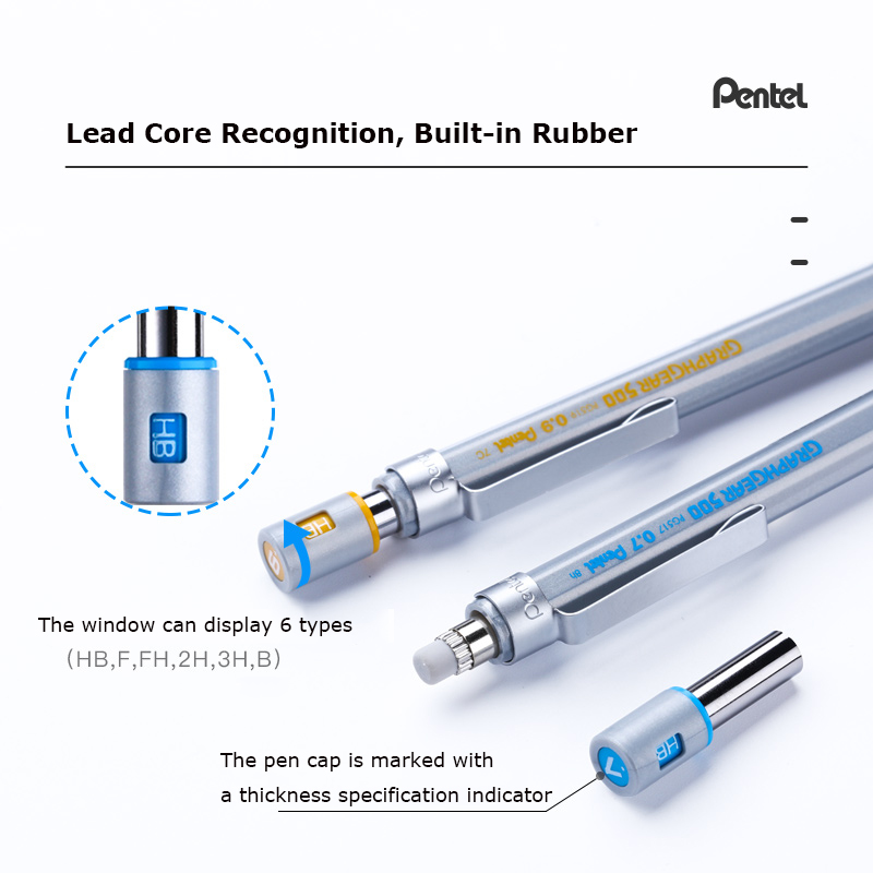 Pentel ดินสอ GraphGear 500 Non - Pentel Pen Energel บทวิจารณ์และราคา