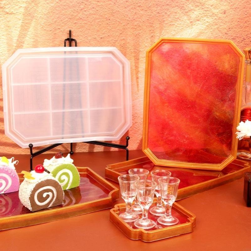 ซิลิโคนเรซิ่นผู้ถือเค้กถาดแม่พ - Geode Mold Silicone บทวิจารณ์และราคา