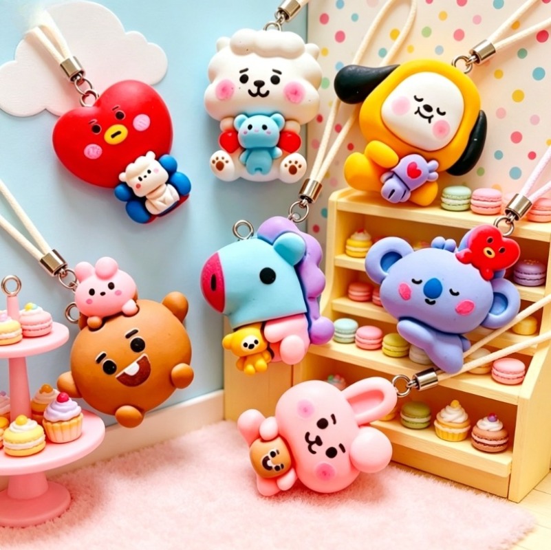 ชุด 7 ชิ้น BT21 ชาร์มการ์ตูนเร - Resin Craft Supplies บทวิจารณ์และราคา