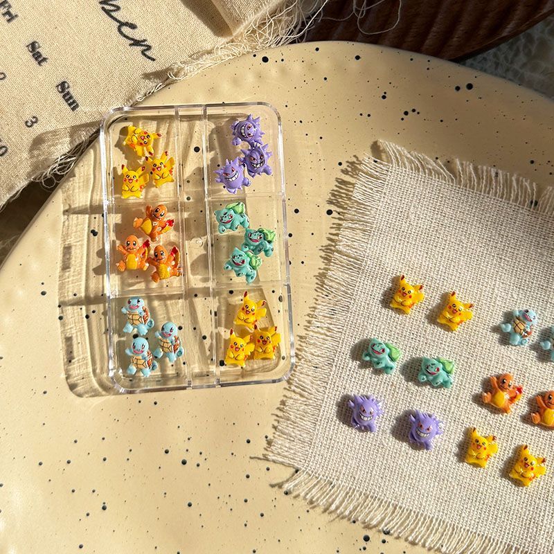 อุปกรณ์ตกแต่งเล็บลายโปเกมอน น่ - Resin Crafts บทวิจารณ์และราคา