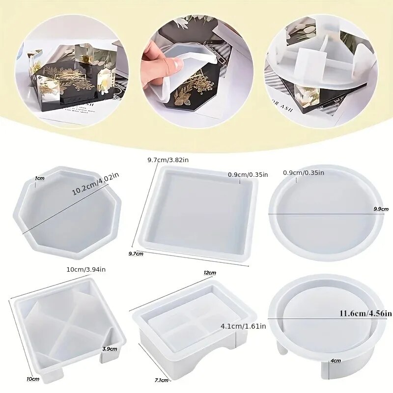 Coaster เรซินแม่พิมพ์ชุดรวม 1  - Mixing Cup Silicone บทวิจารณ์และราคา